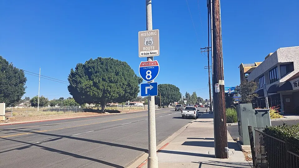 Main Street El Cajon near our El Cajon service area