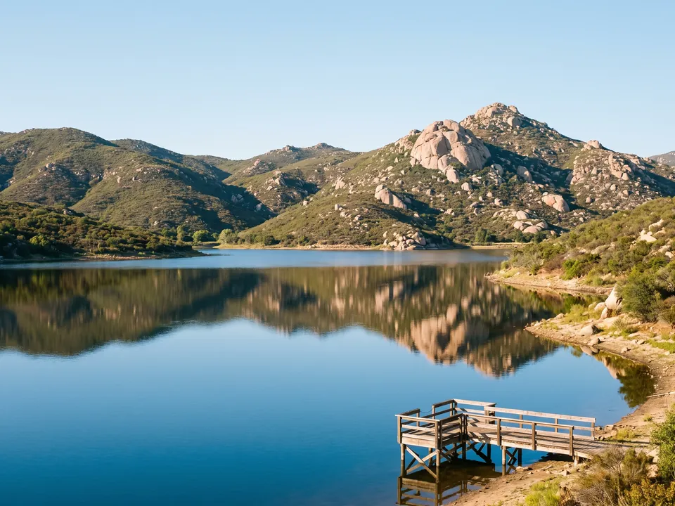 Lake Poway near our Poway service area