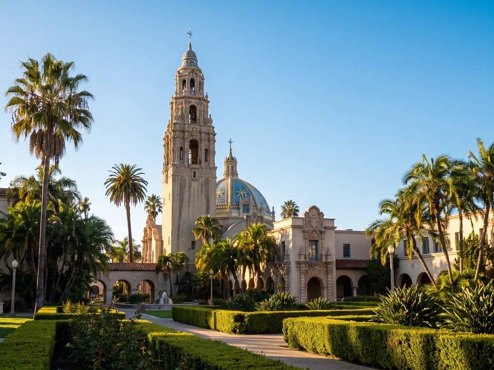 Balboa Park and the California Tower near our San Diego service area
