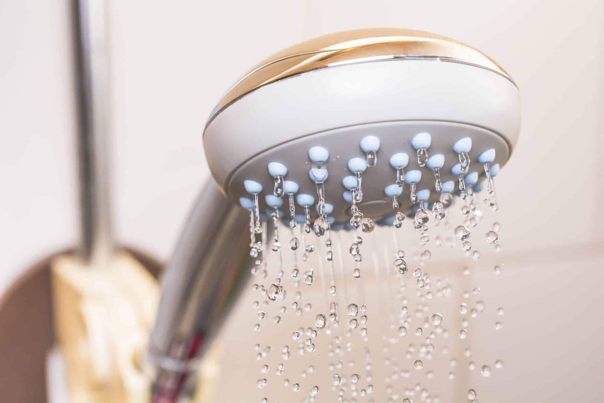 Decrease in water pressure shower head, Shared Residential Water Lines.