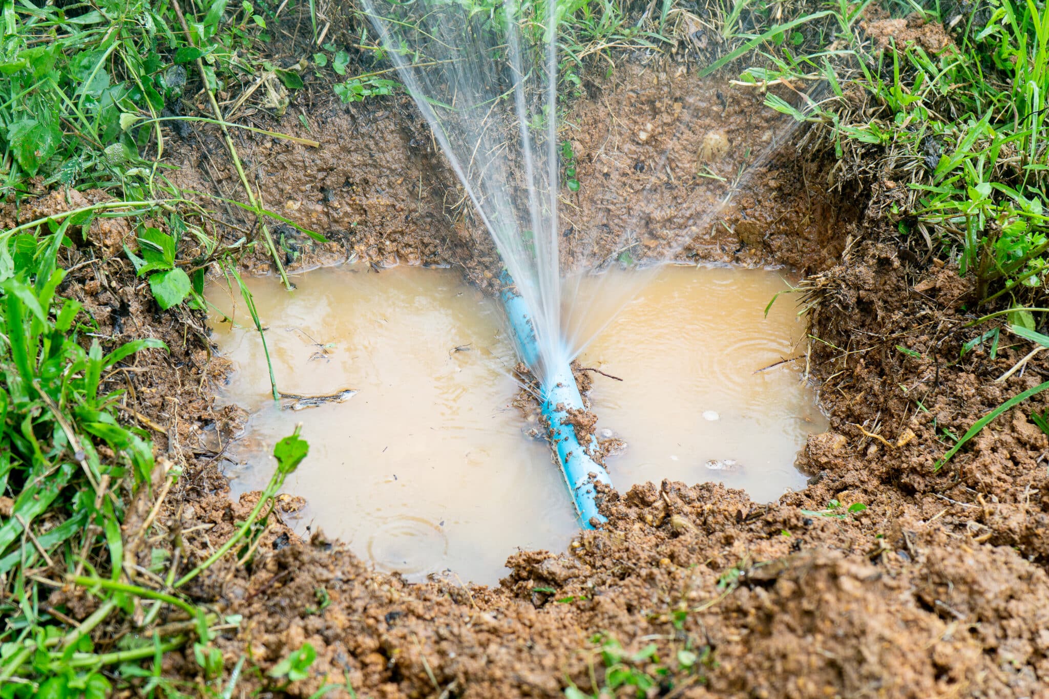 Water pipe leaking, Shared Residential Water Lines.