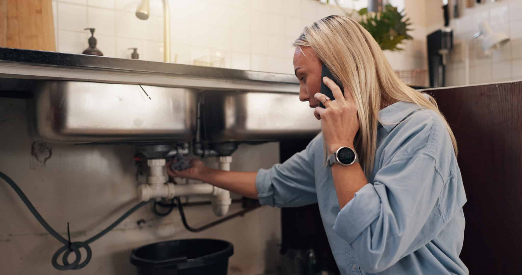 Call plumbing professional, Drain and Sewer Line Blockages.