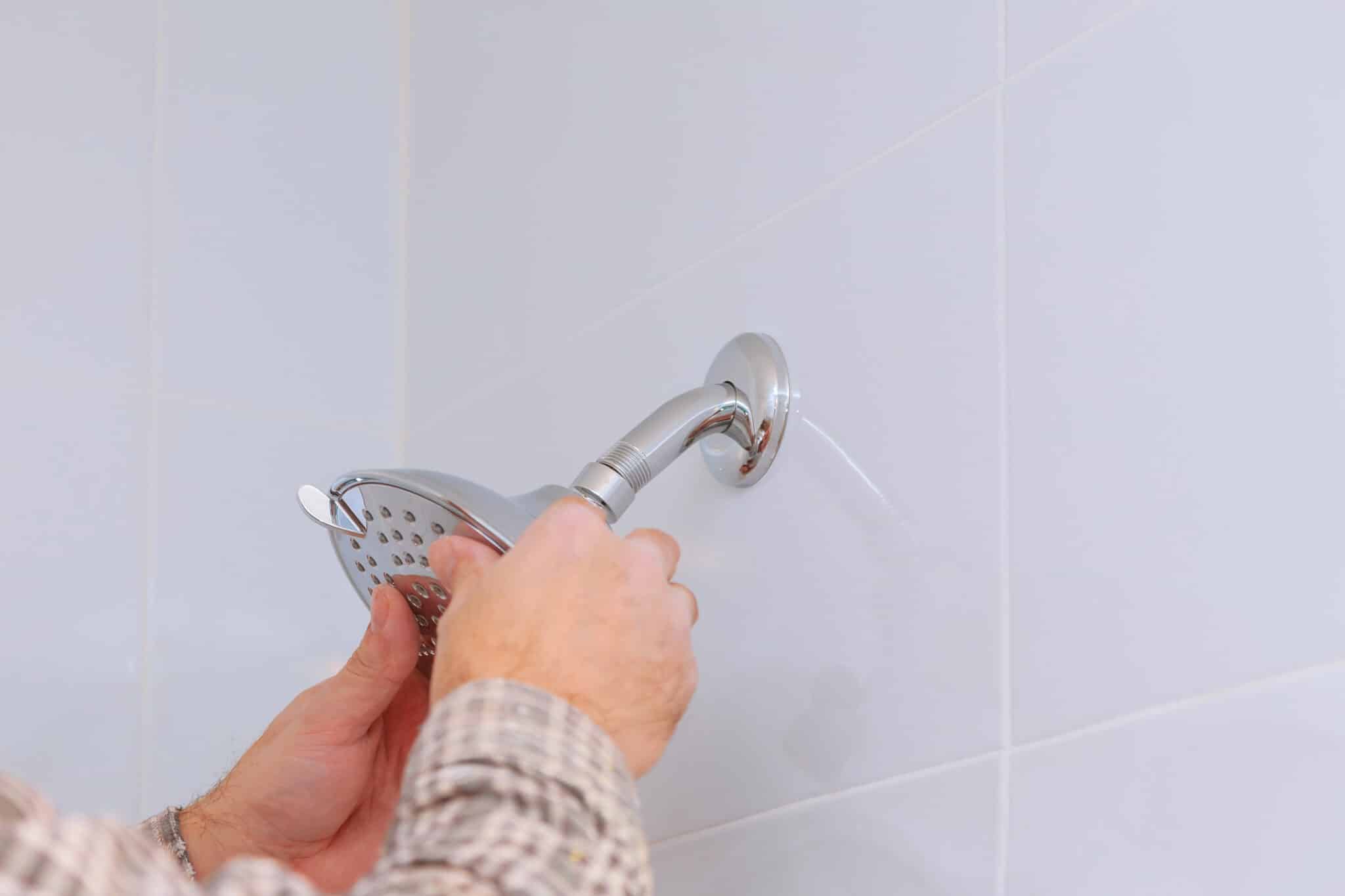 Checks for leaks shower head, Shower Valve Replacement.