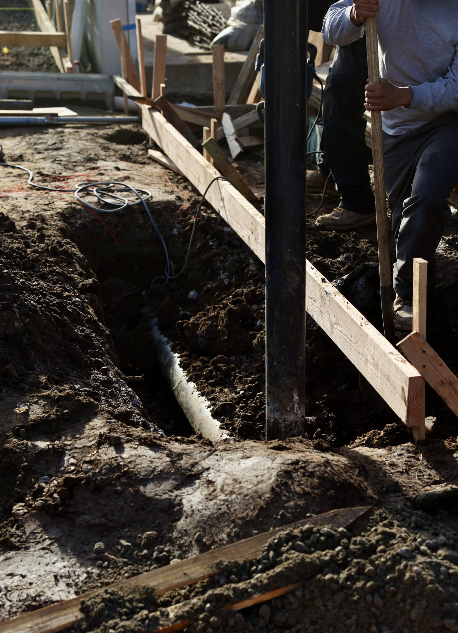 Open trench replacement, Pipe bursting.