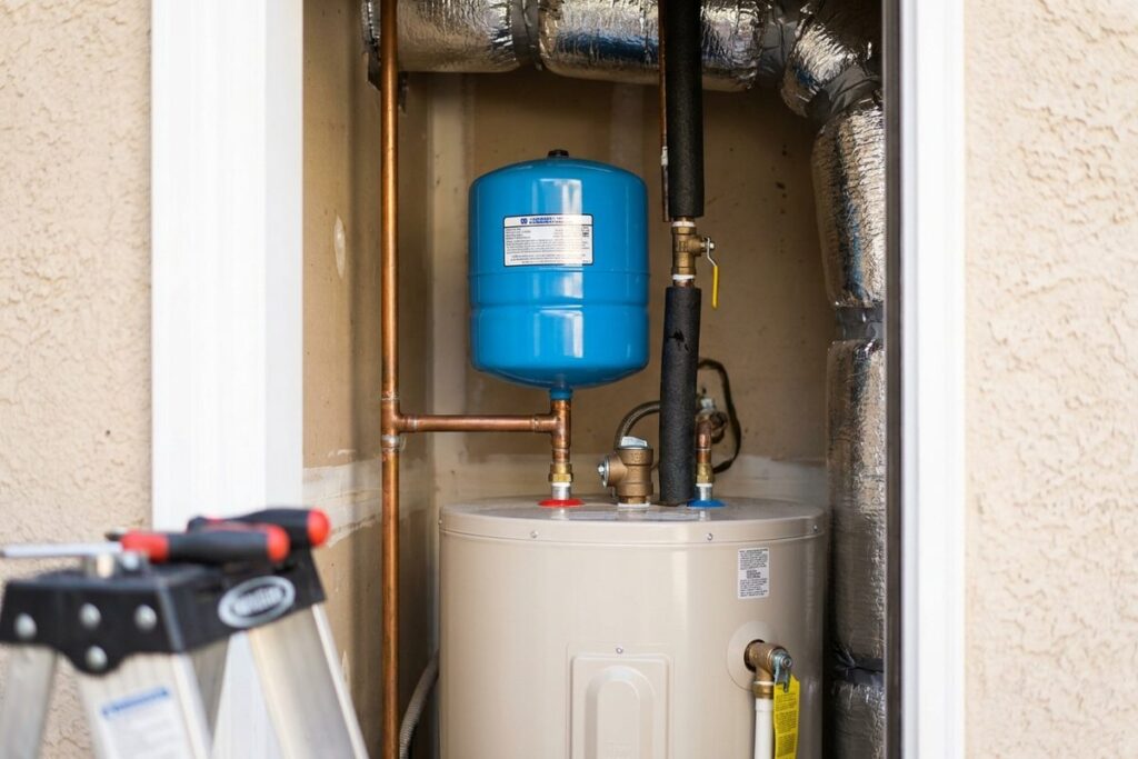 Expansion Tank Sizing for Stable Home Water Pressure