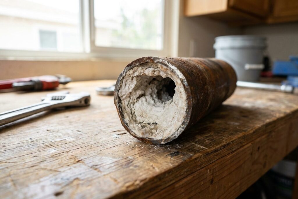 How Hard Water Creates Scale Inside Pipes