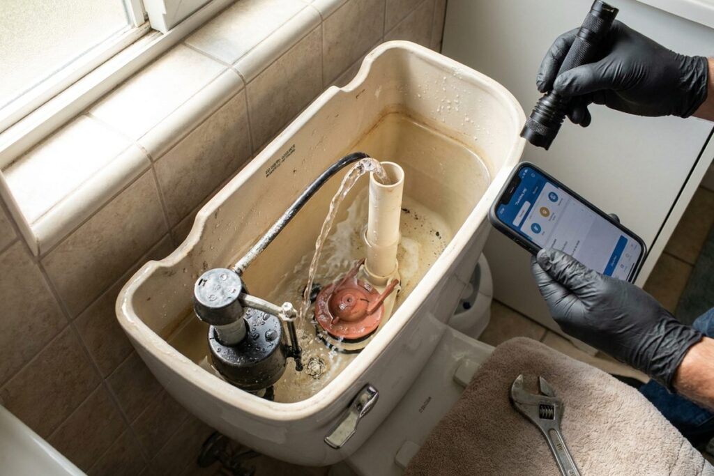 How to Identify and Fix a Running Toilet