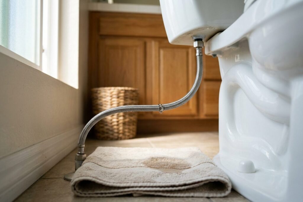 Toilet Supply Line Leak Prevention and Quick Fix Options